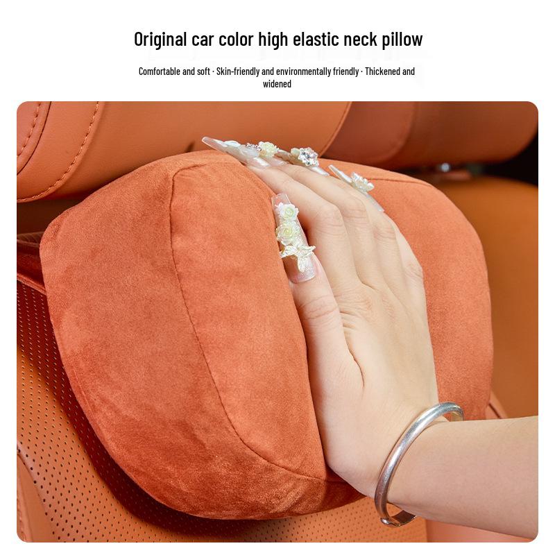Ideal Headrest & Lumbar Support Pillow for L6L7L8L9 Car Seats - Neck & Back Comfort