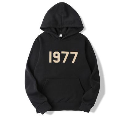 Lente en Herfst Nieuwe Trendy Merk Letter Europese Maat Trui Dames Losse Casual Pullover Trui Heren met Capuchon