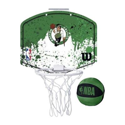 Wilson Unisex Adult Boston  Celtics Mini Basketball Hoop Set
