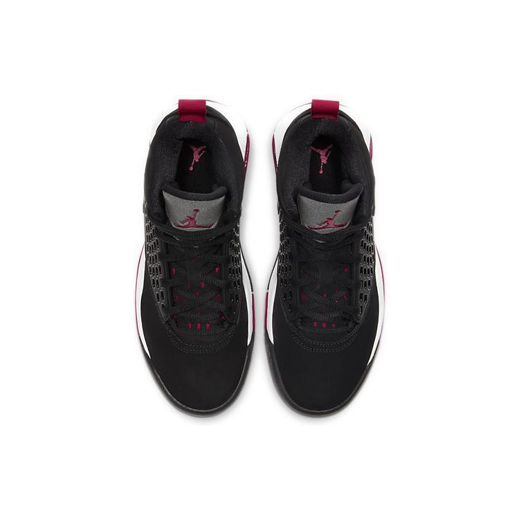 New Jordan Maxin 200 Mid Top Children's Basketball Shoes Black Red Teenagers CD6123-006