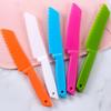 1pc Plastic Kitchen Tools For Kids Cutting Board Knife Children Safety Cooking Tools Fruit Knife For Picnics Camping Use