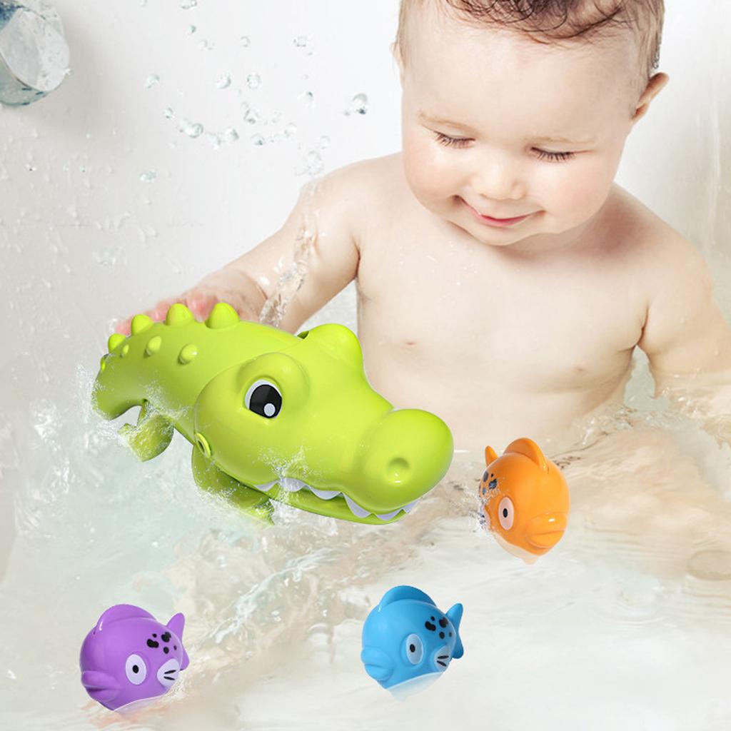 Creative Crocodile Catching Fish Game Bath Toy Set For Kids Enhancing Creativity And Fine Motor Skill Development Toy