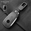 Metal And Leather Car Key Case Cover For Mercedes Benz W176 W177 W205 W206 W212 W213 W222 W223 W167 463 X166 A C E S G Cls Class