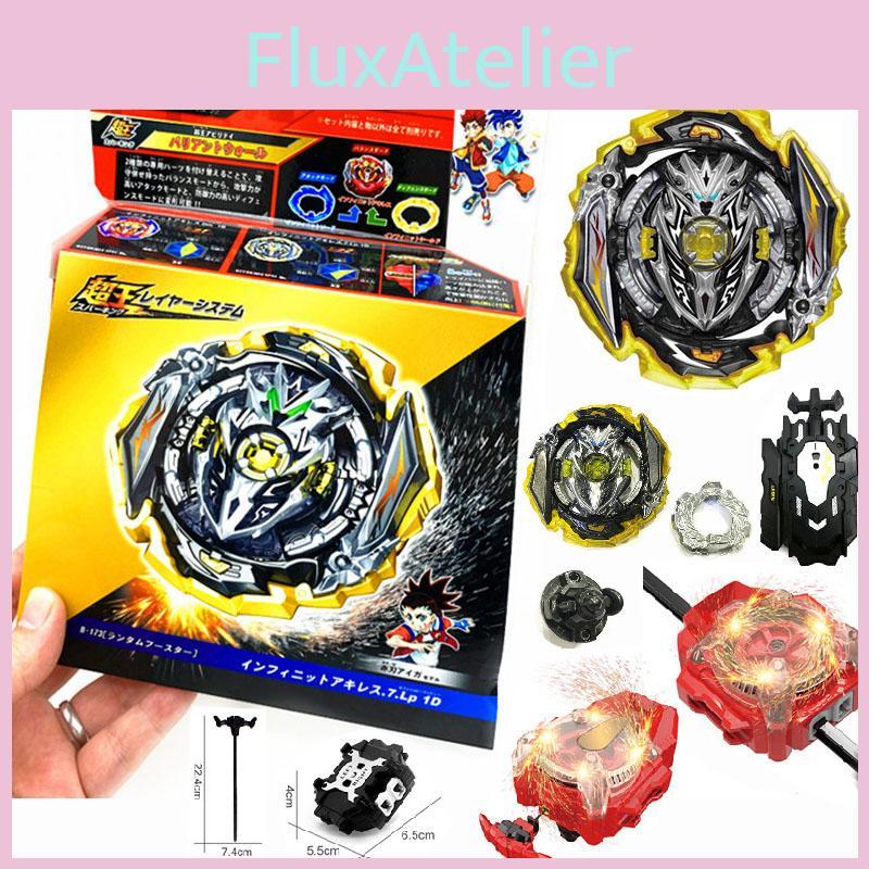 Beyblade Burst Superking B-173-02 Infinite Achilles 7 Loop 1d Shield With Launcher