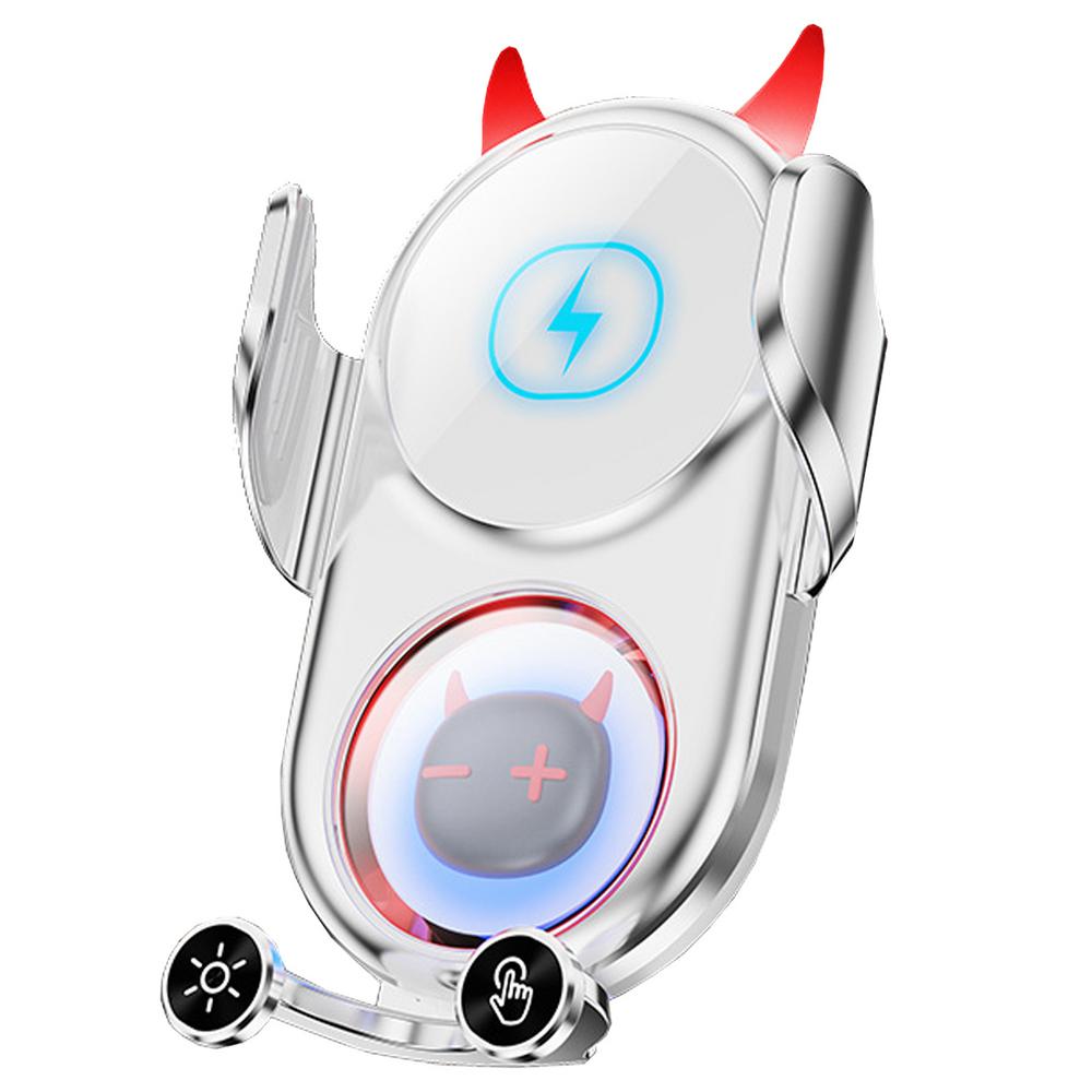 Car Charging Phone Holder 360-Degree Rotatable Fast Charging Phone Holder Anti-Shaking Funny Phone Stand Decorative Phone Holder