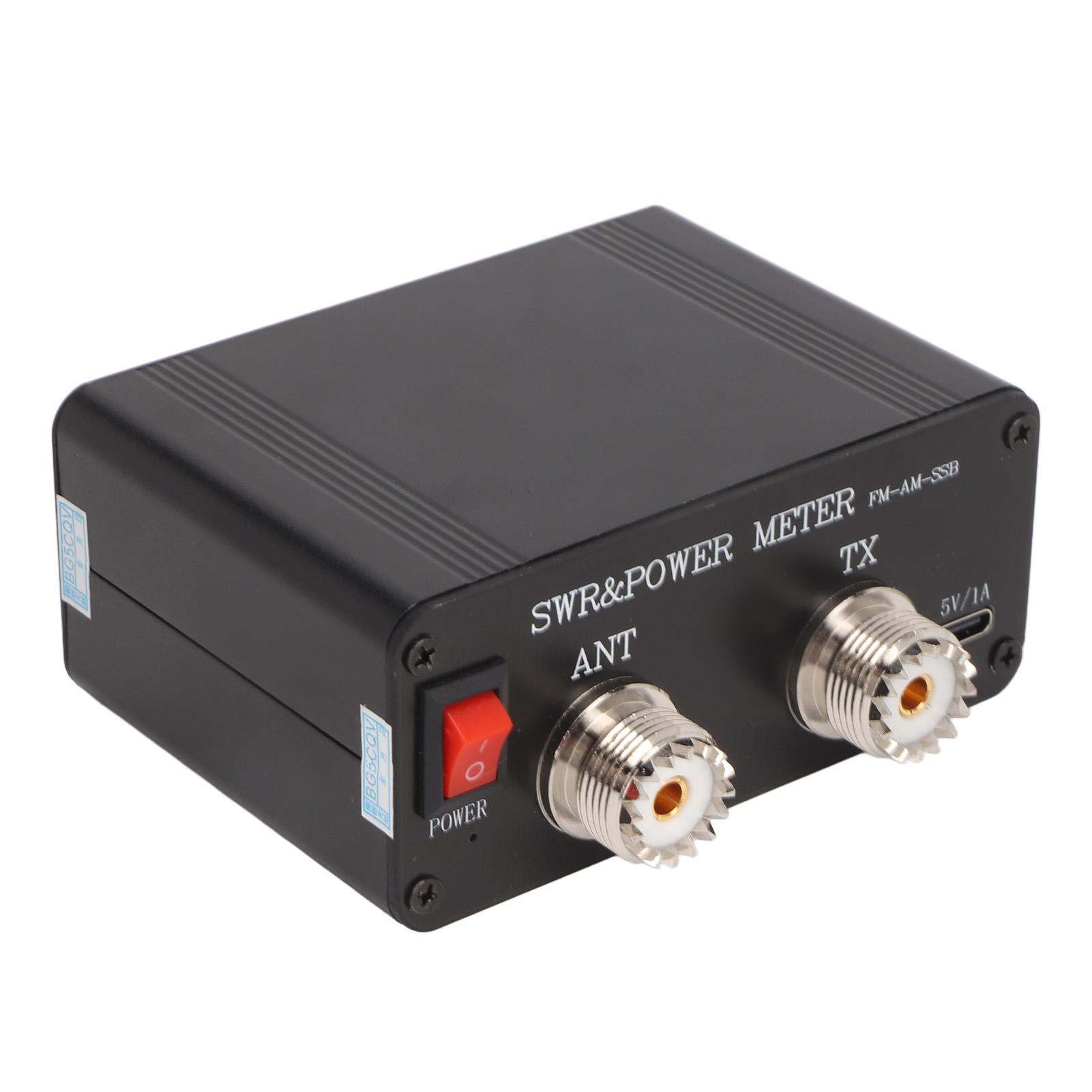 

SWR 120 Вимірювач стоячої хвилі Короткохвильовий 1.8MHz‑50MHz 120W Цифровий дисплей FM AM CW SSB КСХ Потужність