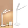 Adjustable Foldable Desk Lamp LED Charging Eye Caring 3 Lighting Modes Dual Swing Arm Dimmable Desk 