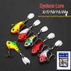 Sinking Vibration Glitter Micro Lure: Five-Eye Whirlwind for Long Casts - Ideal for Bass and Perch
