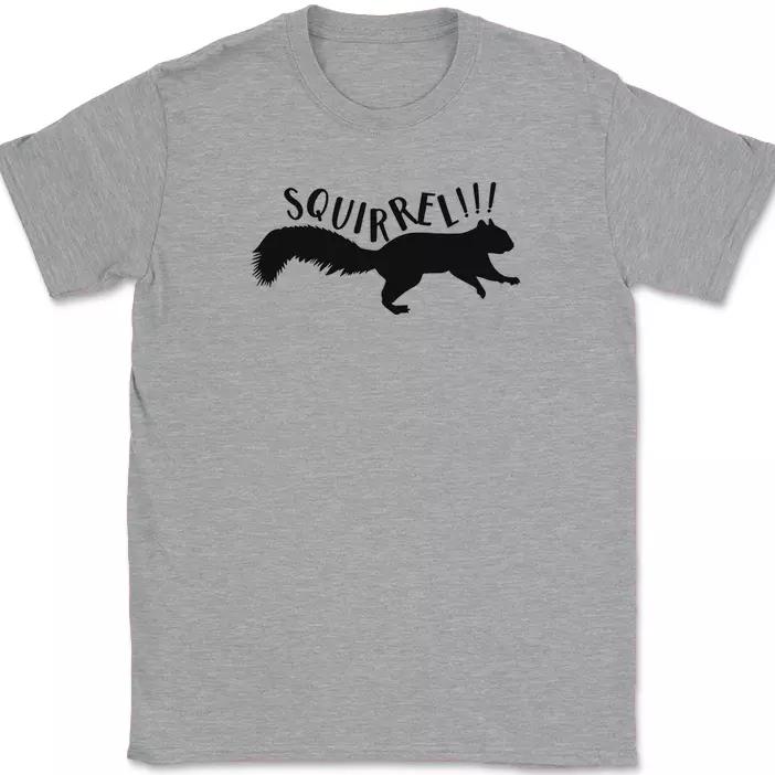 

Squirrel T-Shirt Funny Movie Up Humor Animal Graphic Gift Tee L