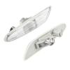 2pcs Side Marker Turn Signal Lights No Bulb for E90 E91 E92 E93 3 Series 2006-2011 (White)