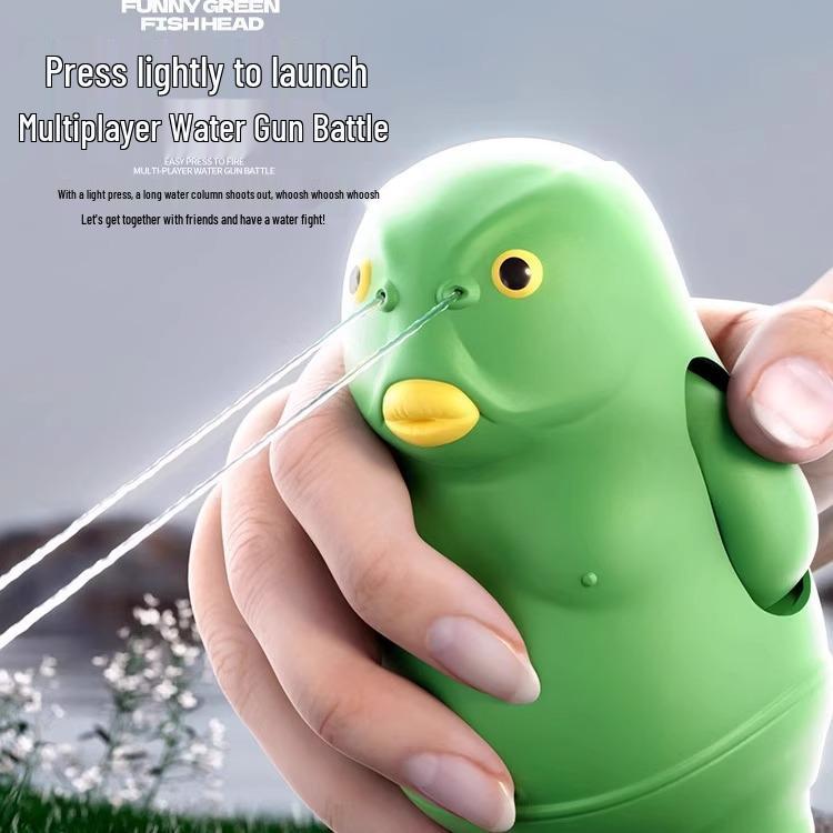 2025 Greenhead Duck Mini Water Gun Toy for Kids – Water Play & Fun Splash Battle.