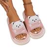 New cartoon bear indoor shit-stepping linen slippers home non-slip and deodorant thick-bottomed cool slippers