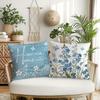 Watercolor Floral Pattern Pillowcasebedroom Living Room Sofa Home Decor Polyester Cushion Cover With Zipper