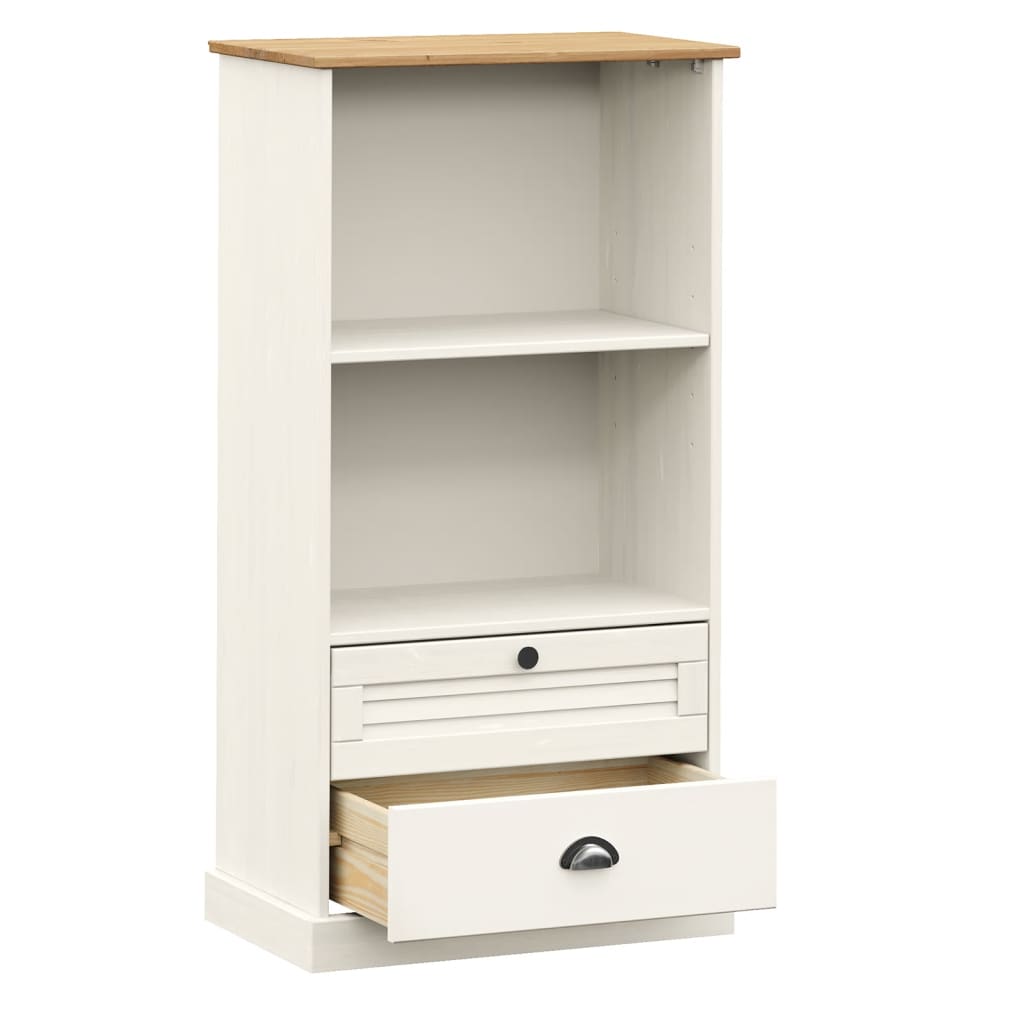 VIGO Bookshelf 60 x 35 x 114.5 cm Solid Pine Wood