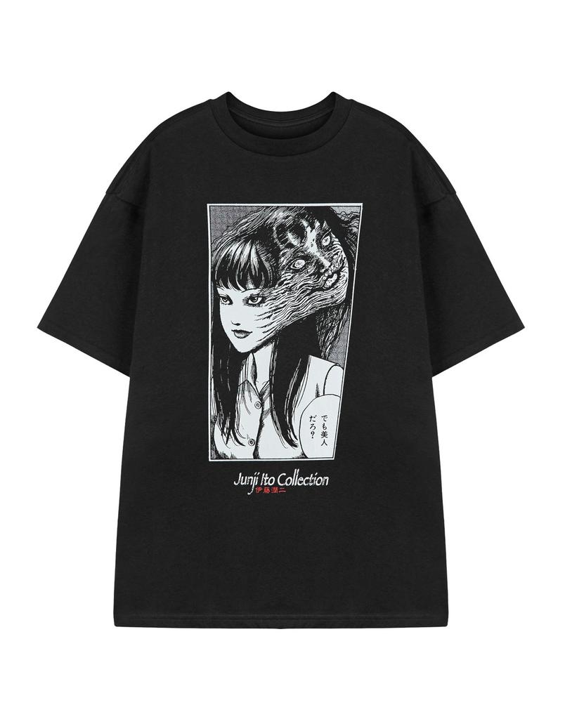 Junji Ito Short Sleeved TShirt Unisex Black Official Merch