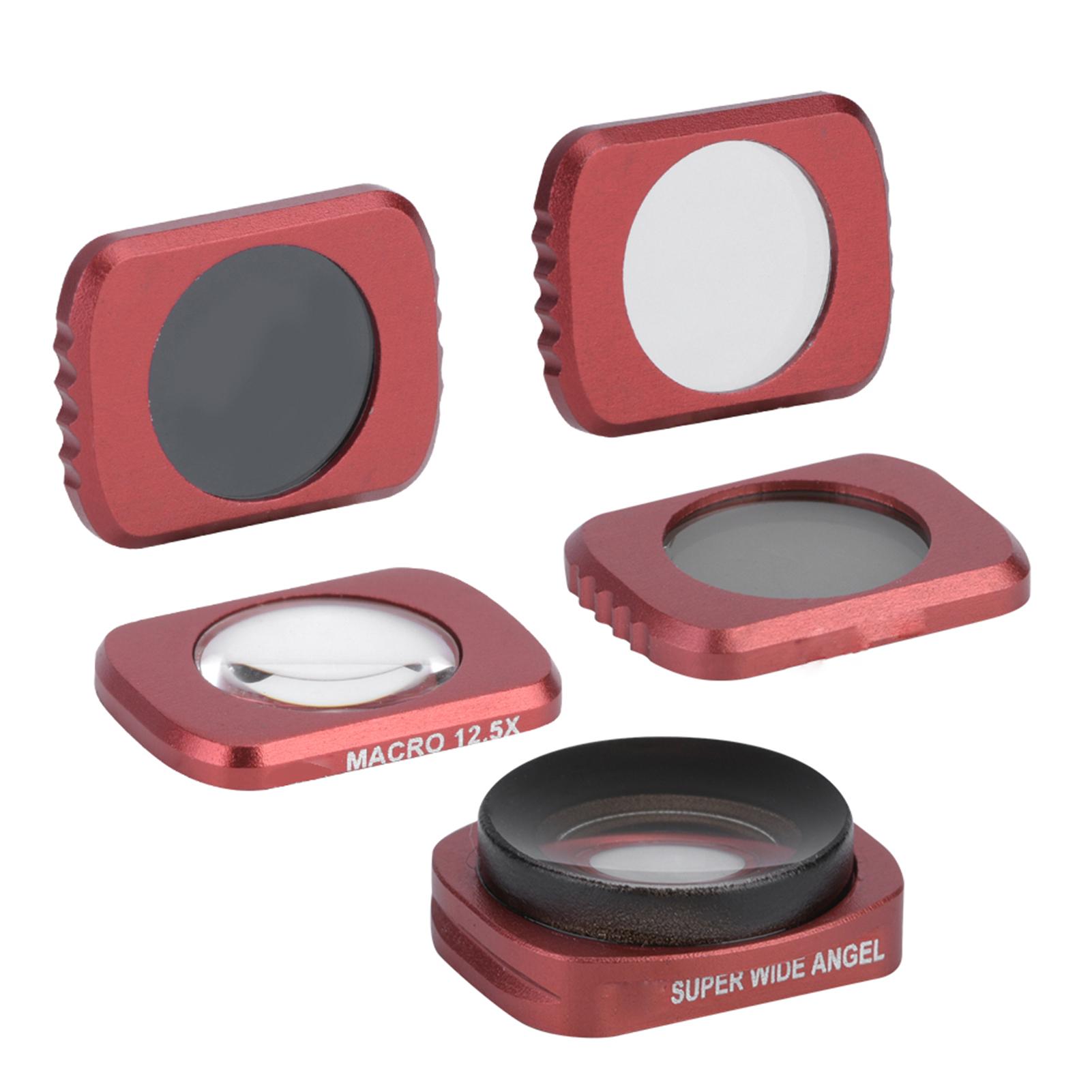 

Набор из 5 широкоугольных 12,5-кратных макро-звездных CPL ND16 светофильтров для объектива для DJI Osmo Pocket