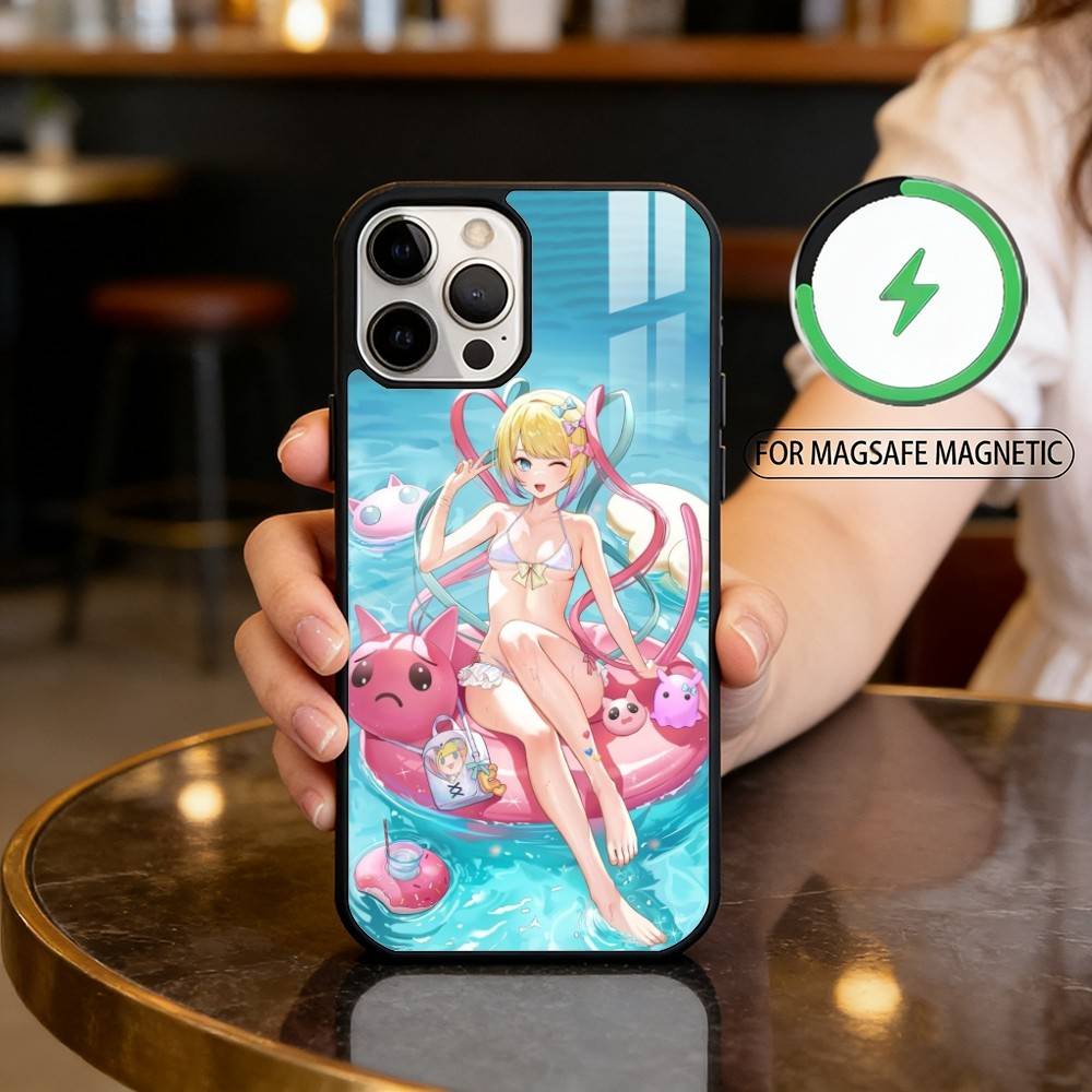 Game Needy Girl Overload Magnetic For Magsafe Wireless Charging Phone Case For iPhone17,16,15,14,13,12,11 Plus,Pro Max