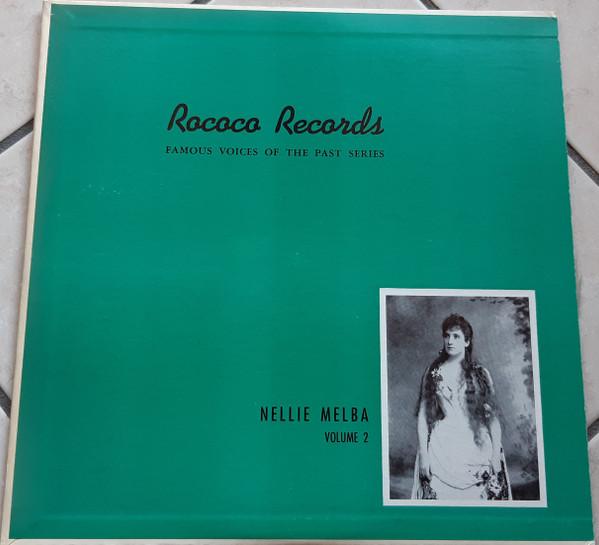 

LP Record NELLIE MELBA - Volume 2 R17 Rococo Records Non Japan Classical Used