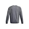 Under Armour Rival Fleece Sweatshirts Men's Gray Crew Neck Thickened Regular 1382295-012