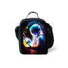 Astronaut Starry Sky Shoulder Strap Insulated Lunch Bags 2D Cartoon Boy/Girls Picnic Food Preservation Lunch Box Bag Thermal