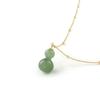 Elegant Chinese-Style Gourd Agate Necklace: Versatile, Light Luxury Pendant Sweater Chain