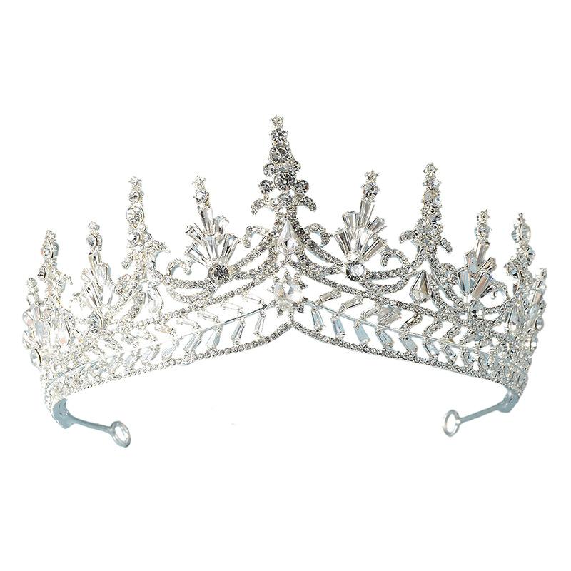 

Hair accessories retro palace style alloy rhinestone wedding dress bridal tiara crown jewelry (as the picture-108-)-