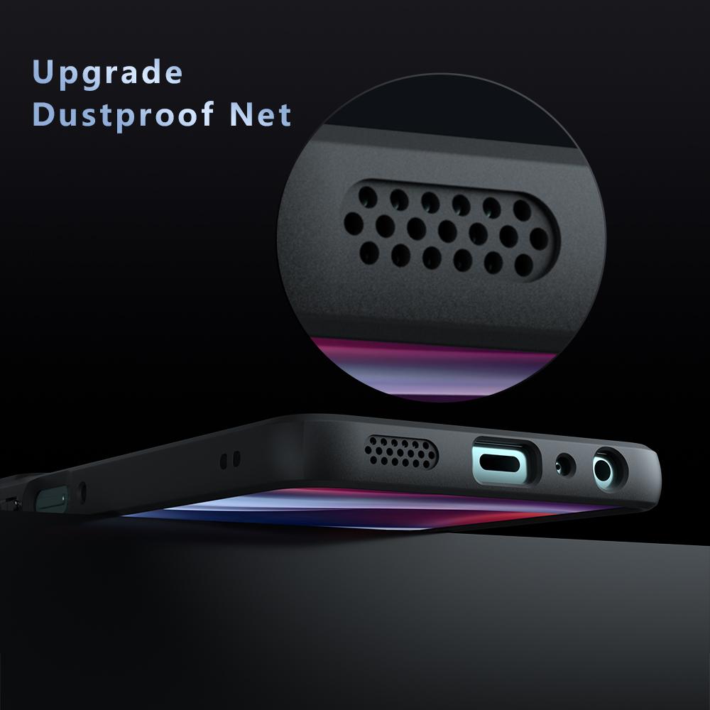 For Motorola Moto G56 5G/G66j 5G Case Skin-Touch TPU+PC Matte Phone Shell,Transparent Black