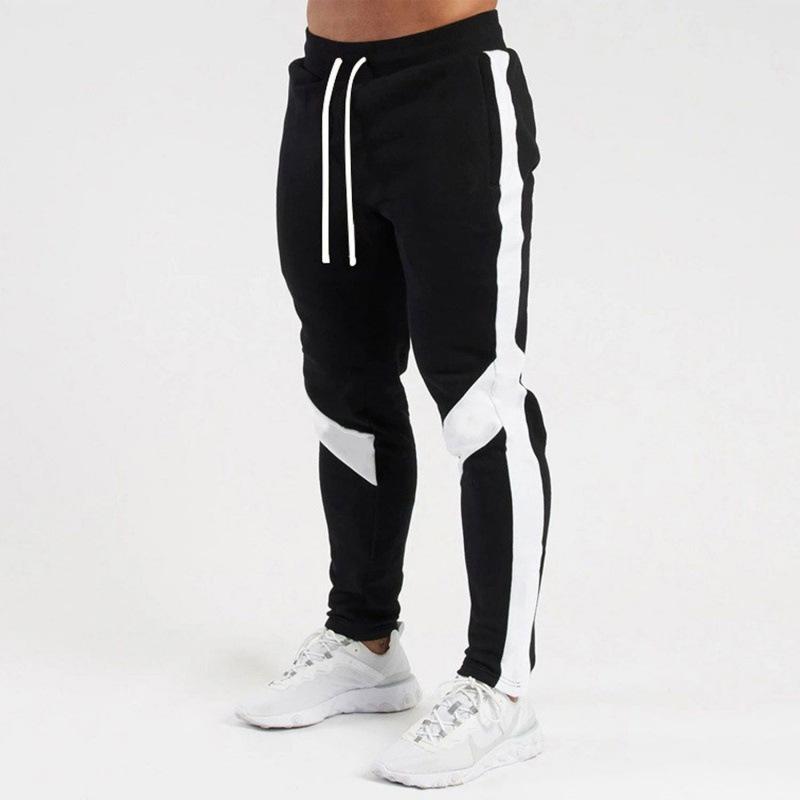 Men's Slim Fit Sports Jacket and Pants Set - European & American Style Running, Fitness, Casual Long Drawstring Tight Training Pants.