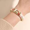 Traditional Colorful Flower Bangle Floral Women's Hand Bracelet  Gifts for Women Girl