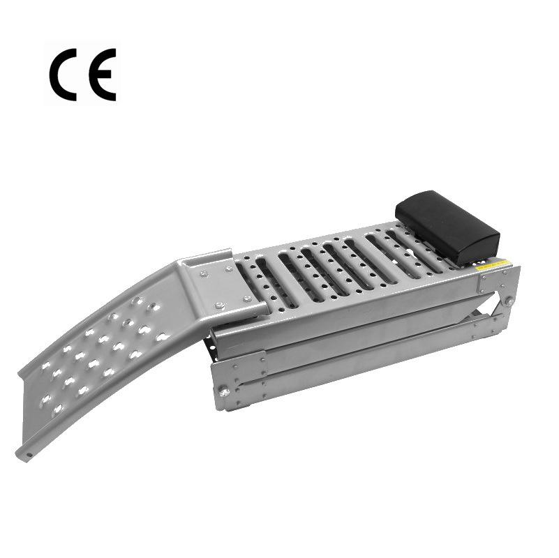 Portable Folding Motorcycle ATV Ramp: Barrier-Free Iron Slope 2000X250MM