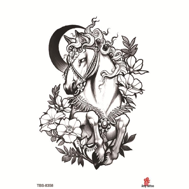 Set mic de tatuaje autocolante totem și simbol impermeabile pentru antebraț