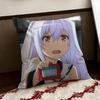 Cute PPlastic MMemories Cushion Cover Reversible Soft Durable Pillow Cover Home  Car MultiScene Use for Daily Comfort