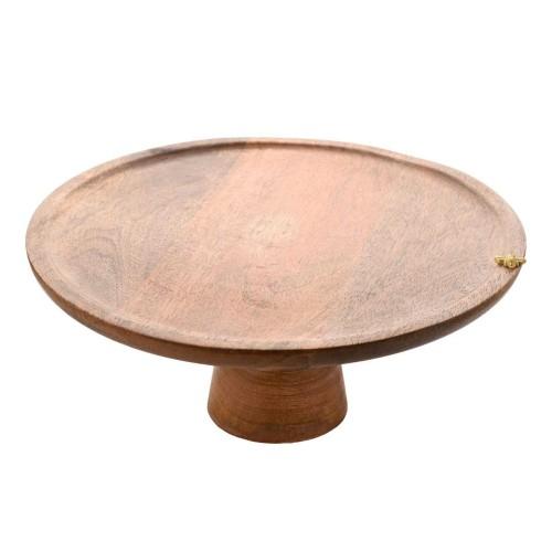 Hestia Acacia Wood Cake Stand