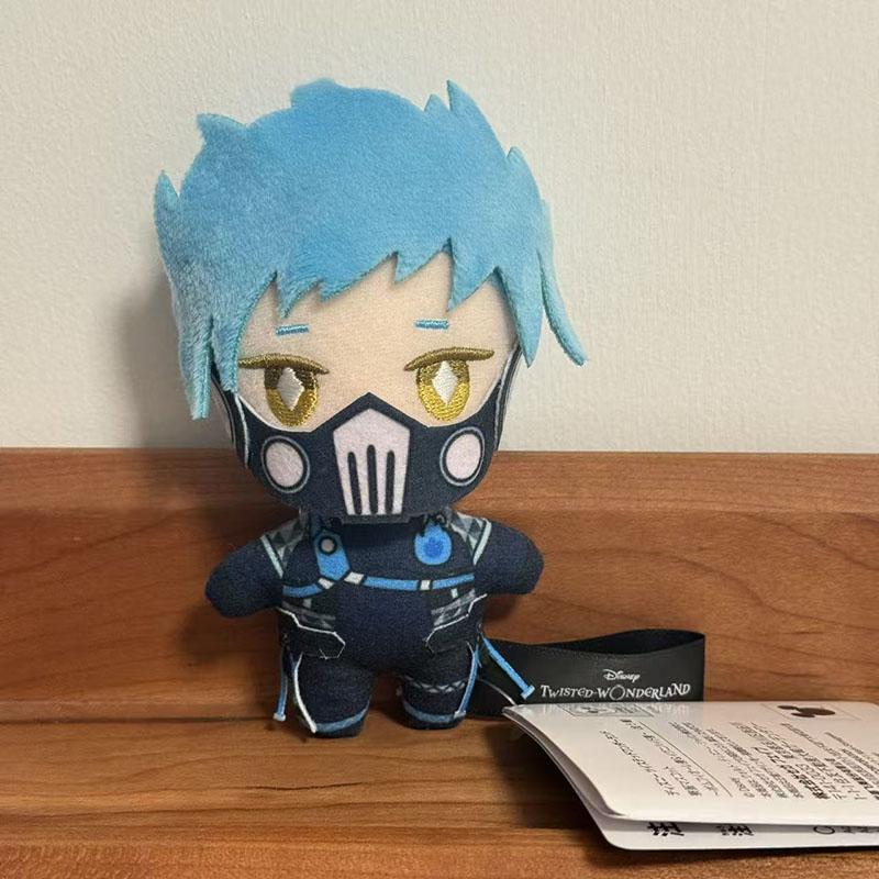 New 10cm Riddle Room Nunu Azul Malleus IDIA Soft Stuffed Dolls Pendant Twisted Wonderland Plush Toy Peluche