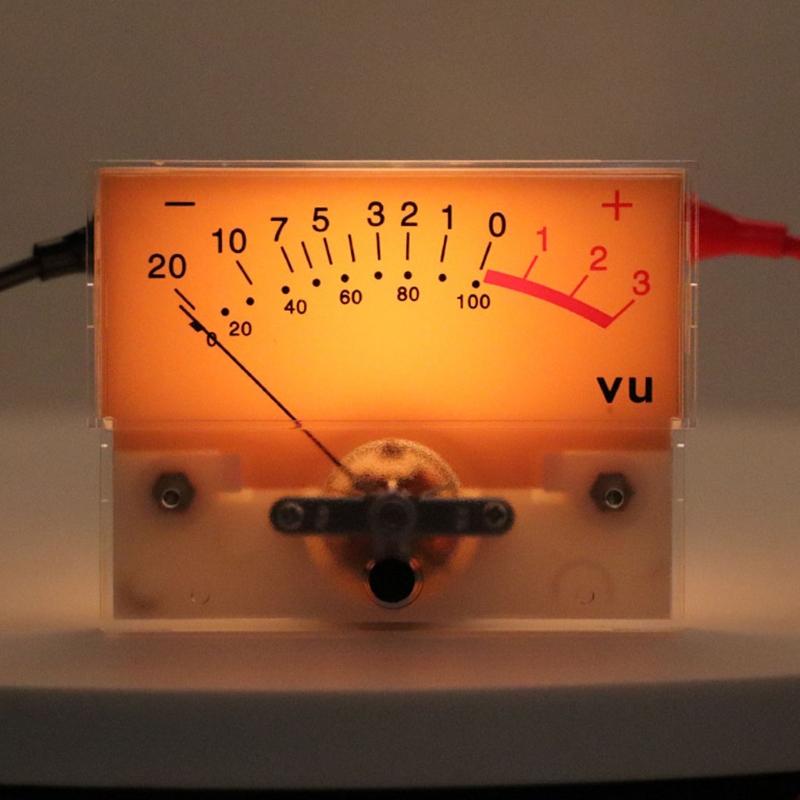 Vu Meter Stereo Audio Amplifier Board Adjustable with Driver DB Sound Indicator