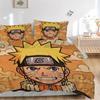 Naruto'S Determination Print 3Pcs Bedding Setduvet Cover With 2 Bedropillowcase Home Birthday Gift