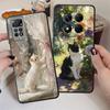 Cartoon Cute Cat Case for Xiaomi Redmi Note 14 12 11 9 8 7 A1 12C 13C A4 A5 K80 10 A3 14C 13 Pro Plus Phone Cover K40 A1 A2