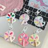 Classic Paint Palette Pendant Keychain Car Heart-Shaped Cute Keyring Art Course Grauduation Souvenir Gifts