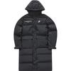 X Fashion Casual Long Bread Hooded Down Jacket Men Outerwear Black T11M341910F-BK