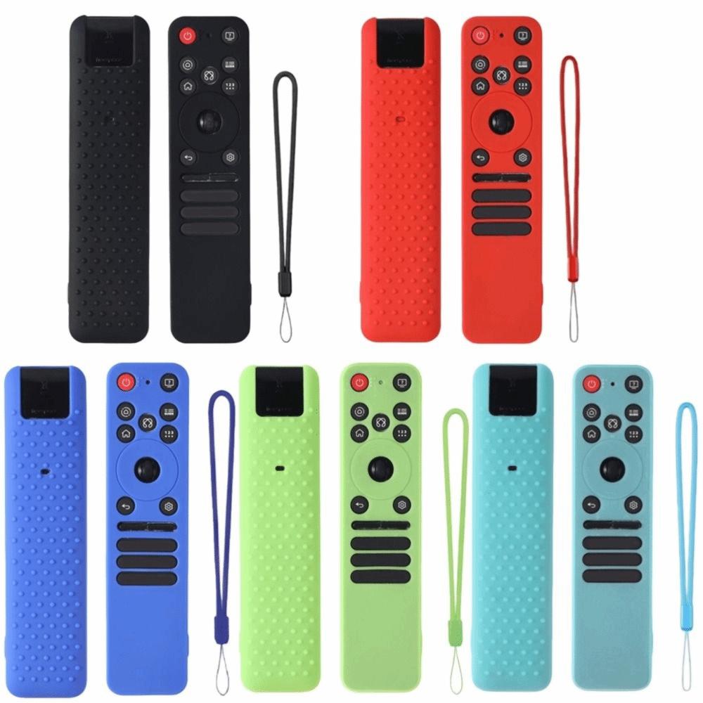 Schutzhülle aus Silikon für LG MR-235GA Magic Fernbedienungshülle mit Lanyard Stoßfest Weiche Schale Fernbedienungshülle