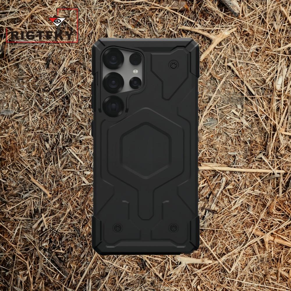 Luxury Heavy Shockproof Armor Phone Case for Samsung Galaxy S26 Ultra S25 S24 S23 Plus Magnetic for MagSafe Rugged Back Cover