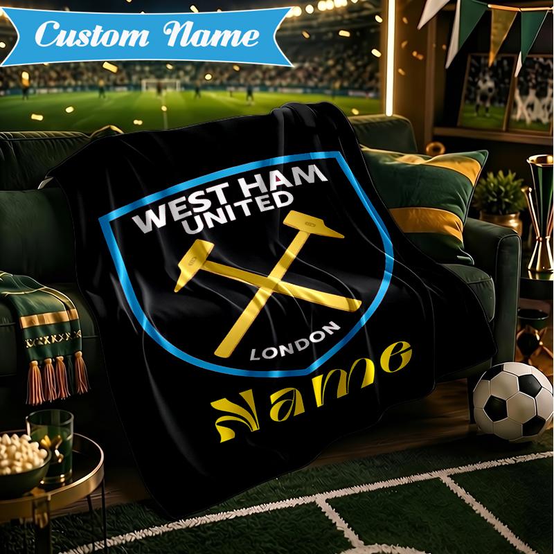 Custom Name Coat Arms hammer Blanket Lightweight Ideal Bedding Blanket Perfect for Travel, Camping, Living Rooms, Sofas, Christmas gift