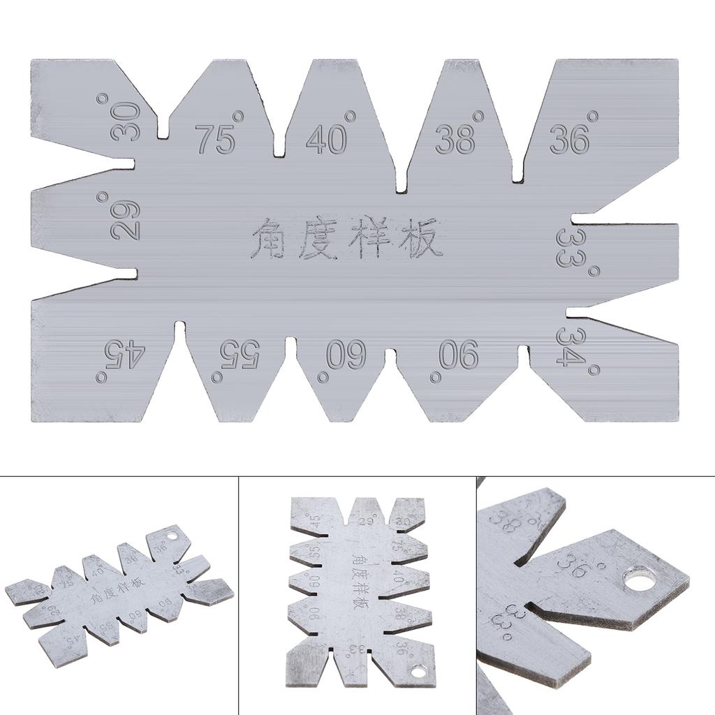 Buy Stainless Steel 29°-90° Range Thread Gauge Central gauge Angle ...