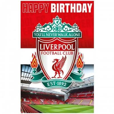 Liverpool FC 3D & Lenticular Birthday Card