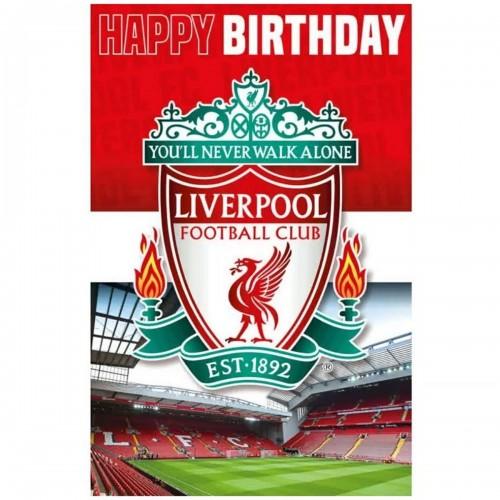 Liverpool FC 3D & Lenticular Birthday Card