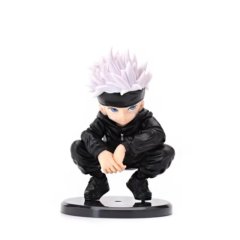 Generic Jujutsu Kaisen Anime Action Figure Satoru Gojo And Sukuna Lord Of The Curse Chibi Pvc Model Doll Toys Collection