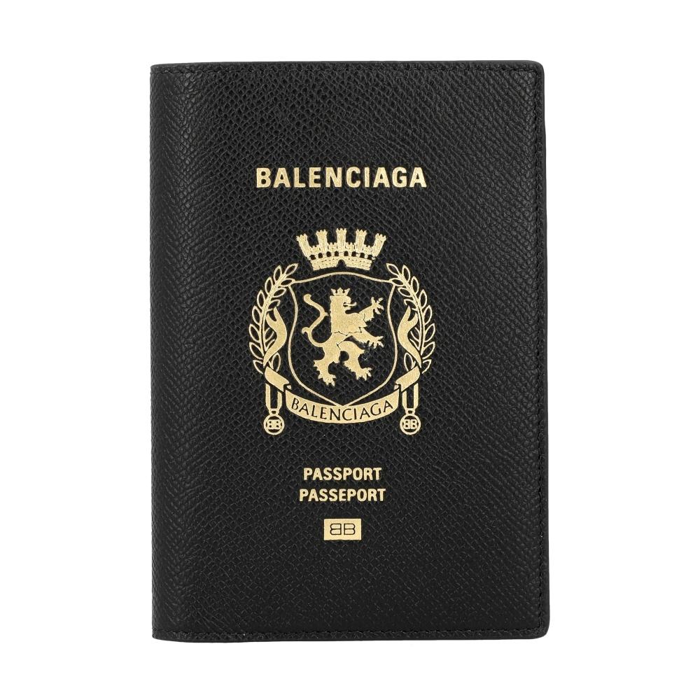 Balenciaga Logo Passport Wallet 787742 2aa3r