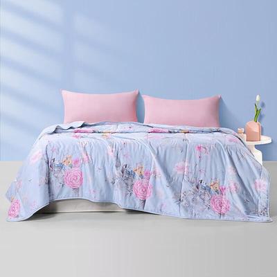 Feather Trail Pastoral Print Summer Air Conditioning Quilt