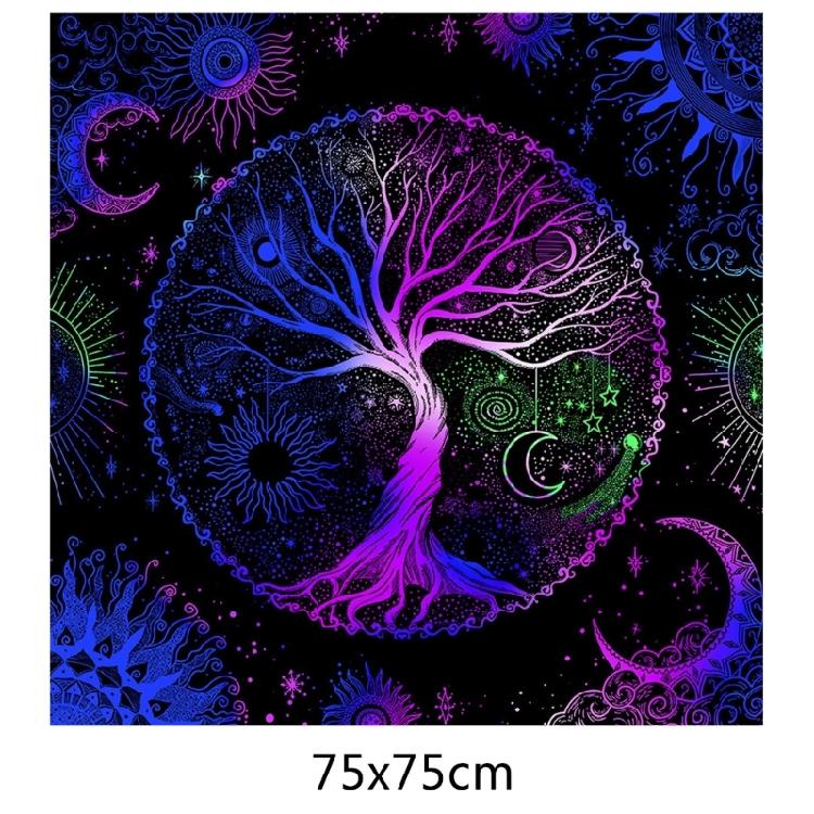 50x50/60x60/75x75cm Tarot Tablecloth Mat Divinations Board Game Oracles Card Pad