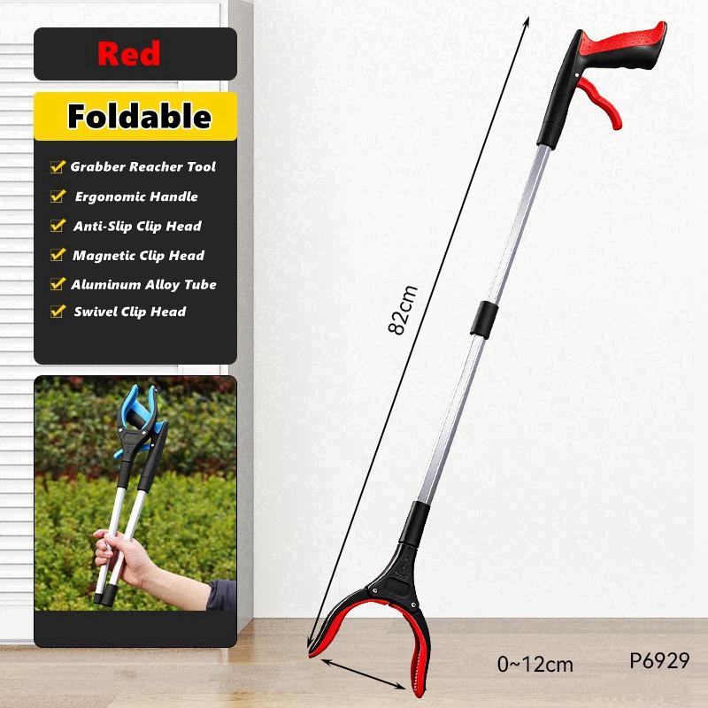 Multifunctional Foldable Collapsible Garbage Grabber Gripper Extender Litter Reachers Pickers Hand Tools Portable Pick Up Tools